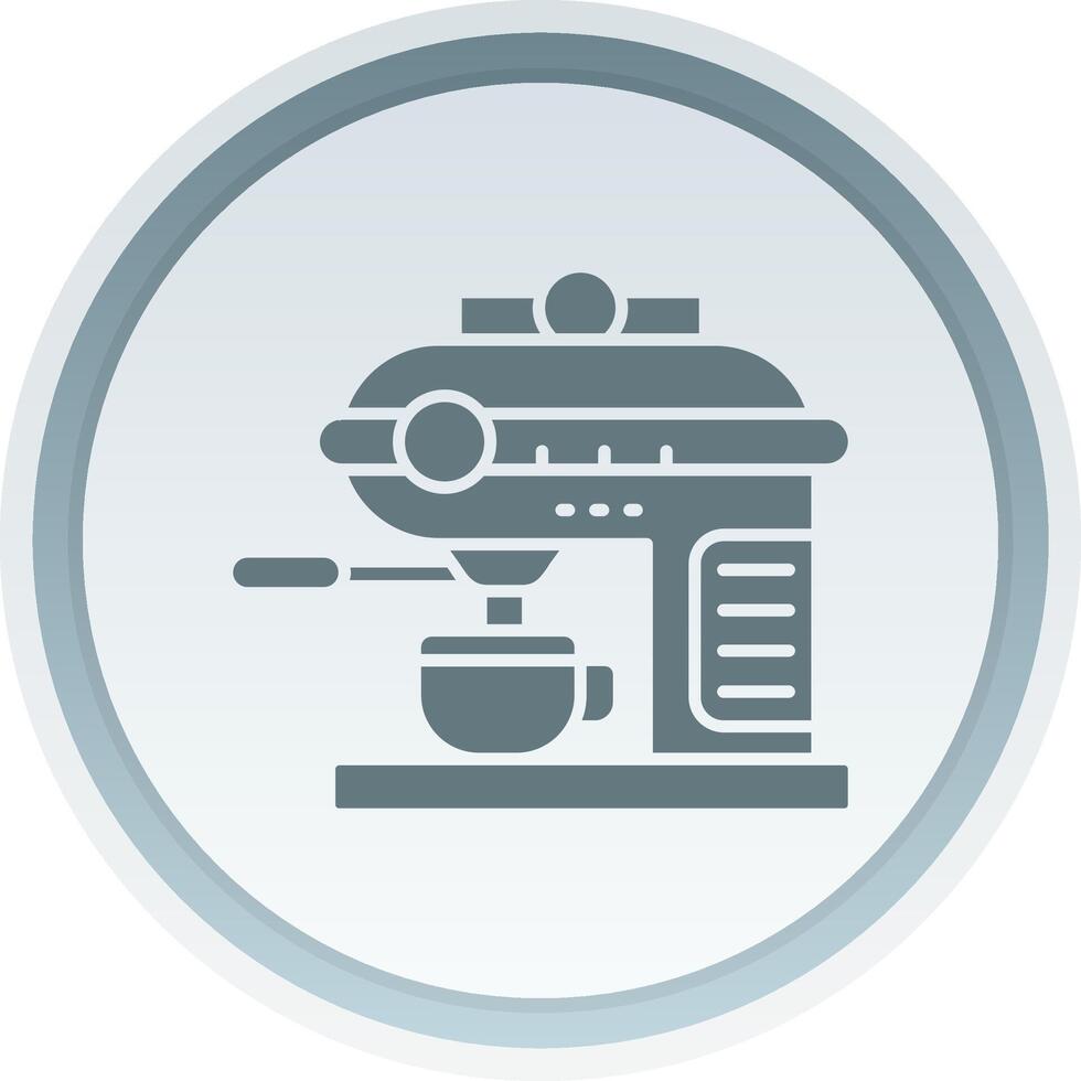Coffee machine Solid button Icon 38516395 Vector Art at Vecteezy