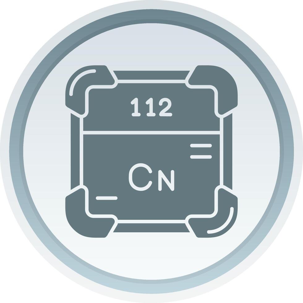 Copernicium Solid button Icon 38516430 Vector Art at Vecteezy
