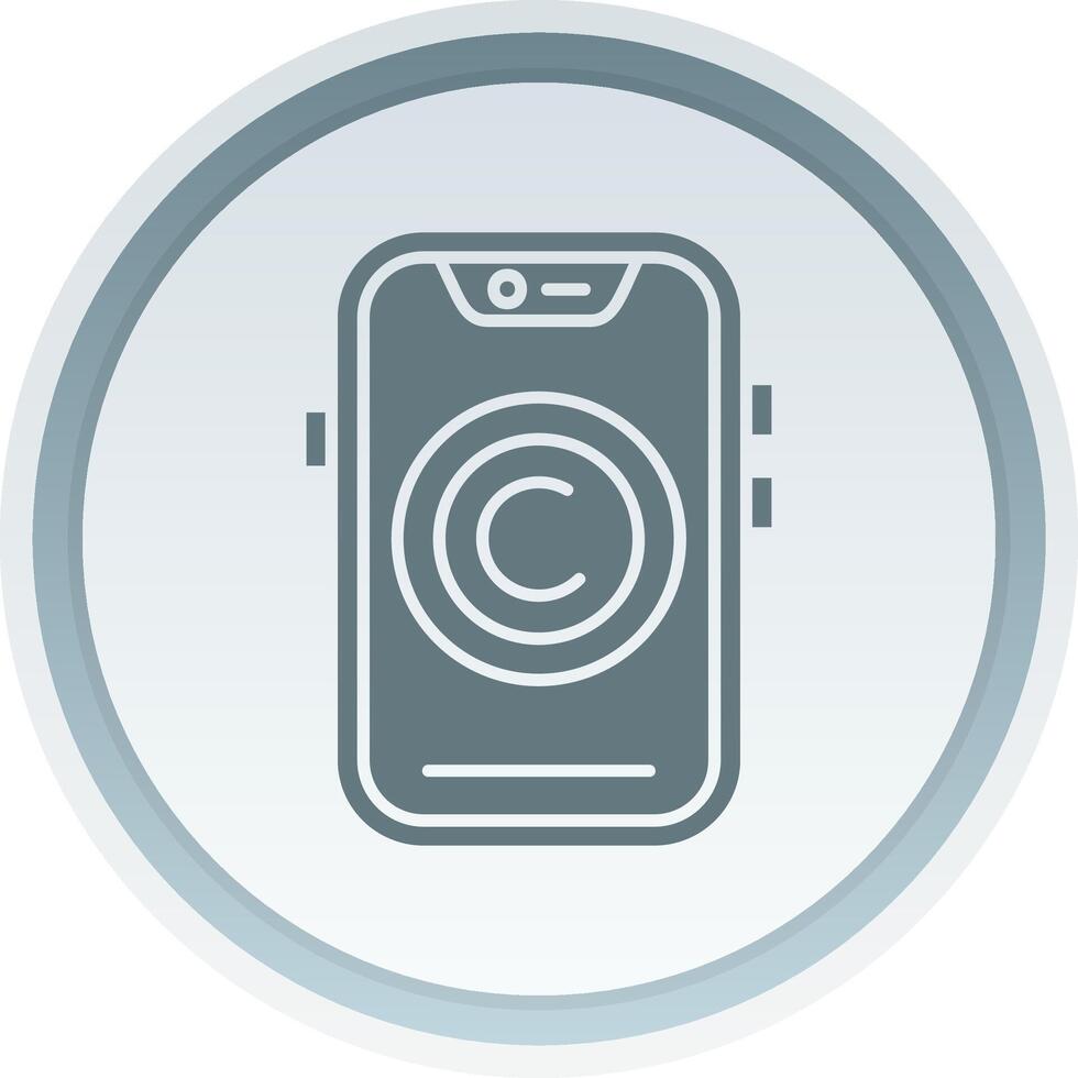 Copyright Solid button Icon 38516817 Vector Art at Vecteezy