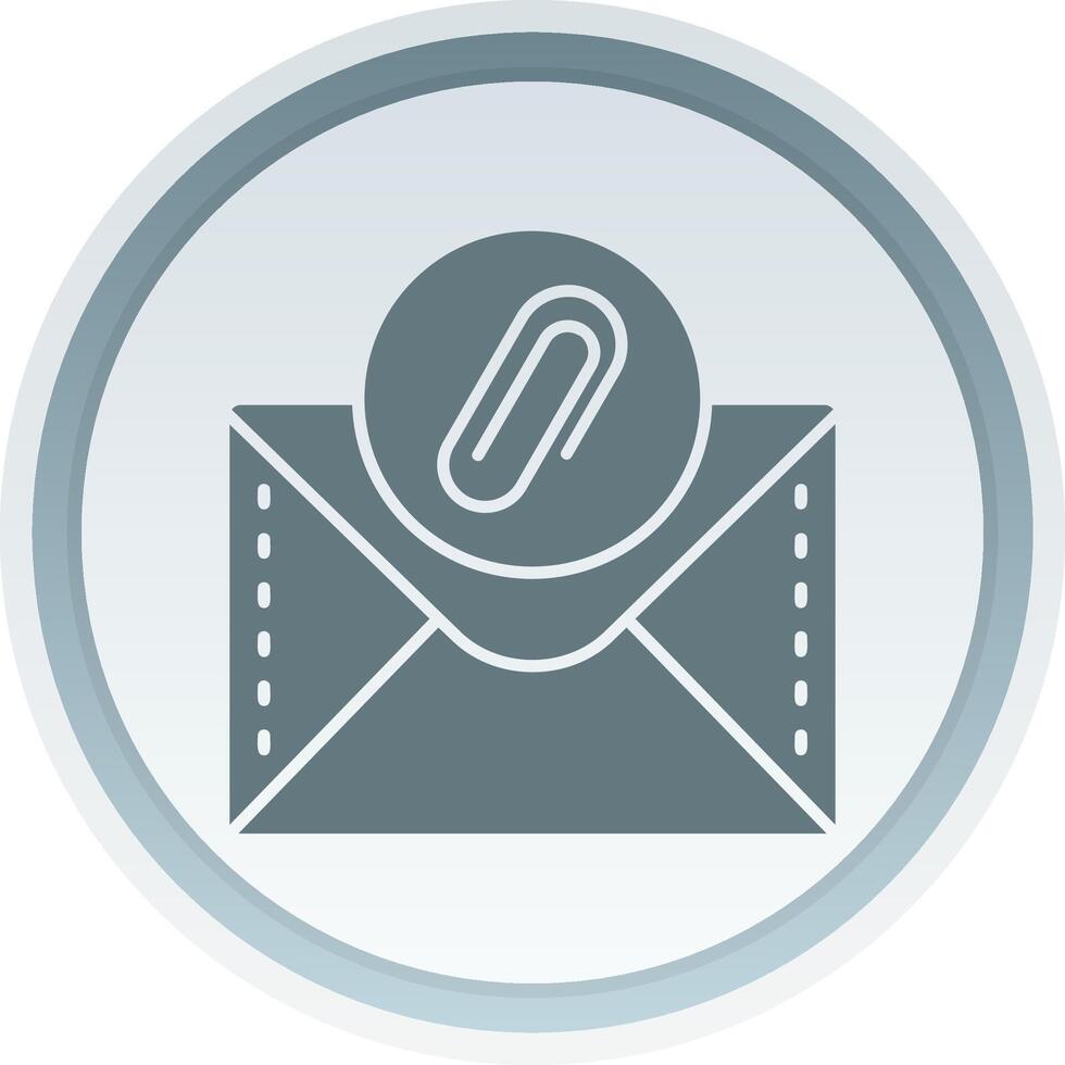 Clipper Solid button Icon vector