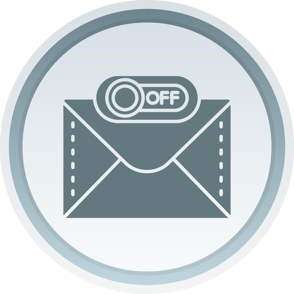 Off Solid button Icon vector