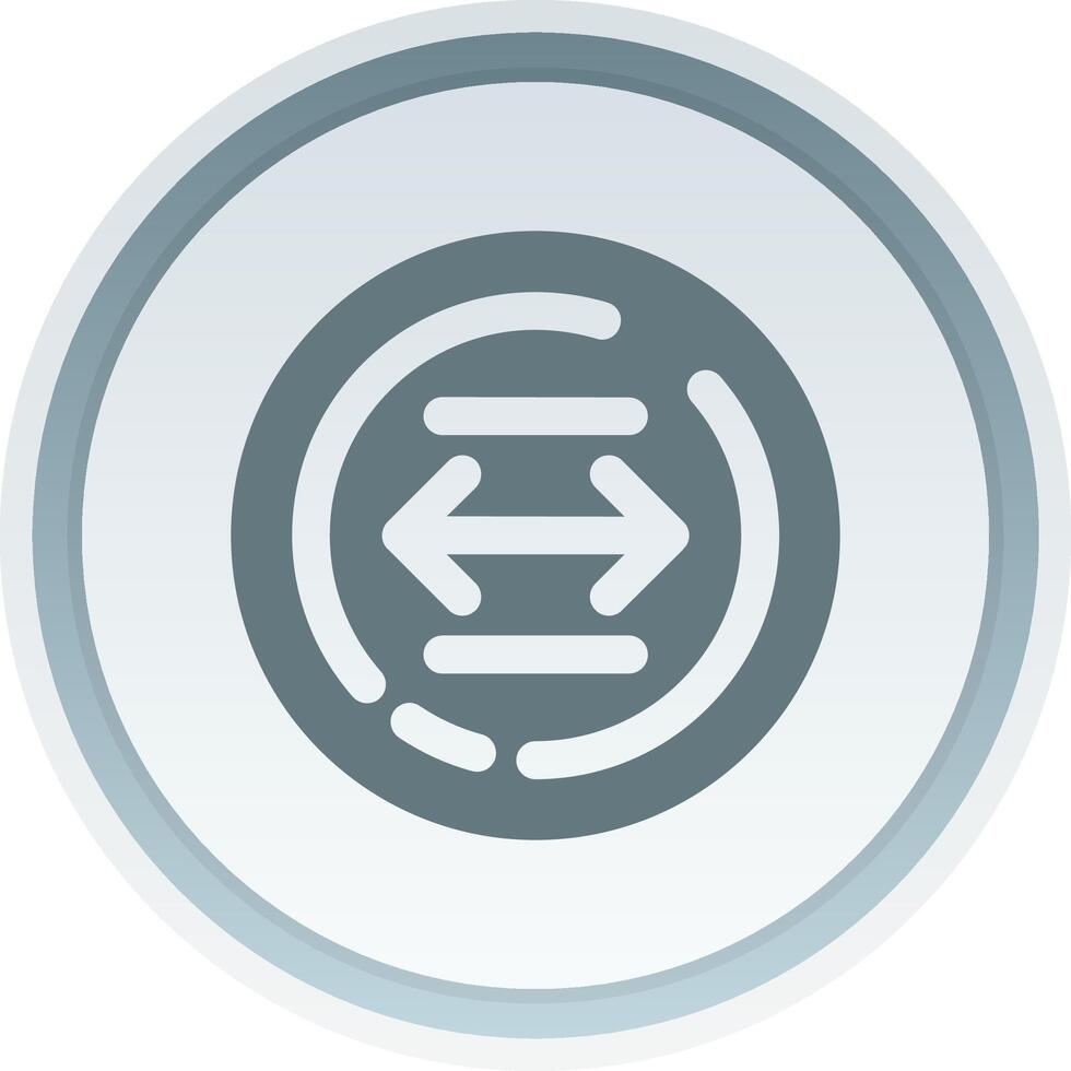 Left and right arrow Solid button Icon vector