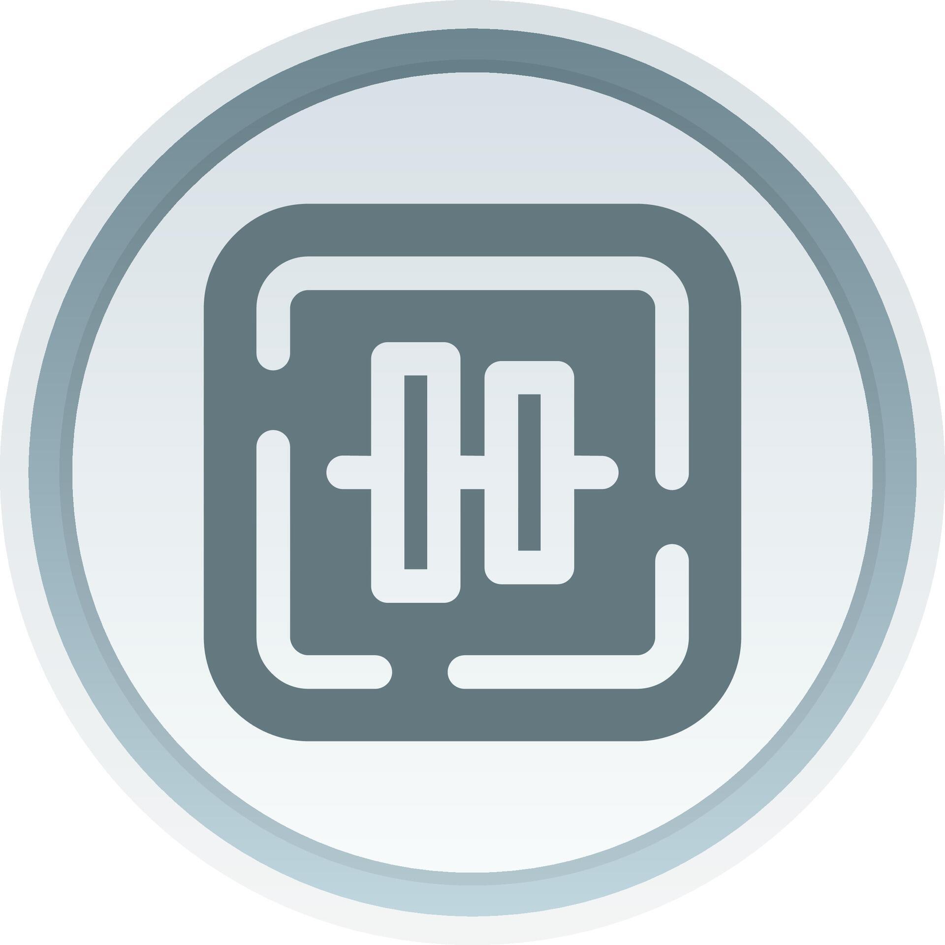 Vertical alignment Solid button Icon 38517408 Vector Art at Vecteezy