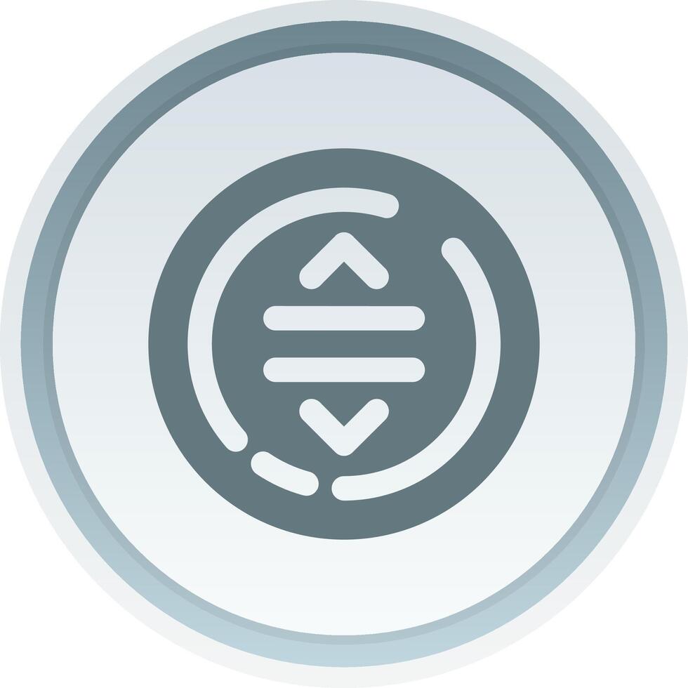 Drag Solid button Icon vector
