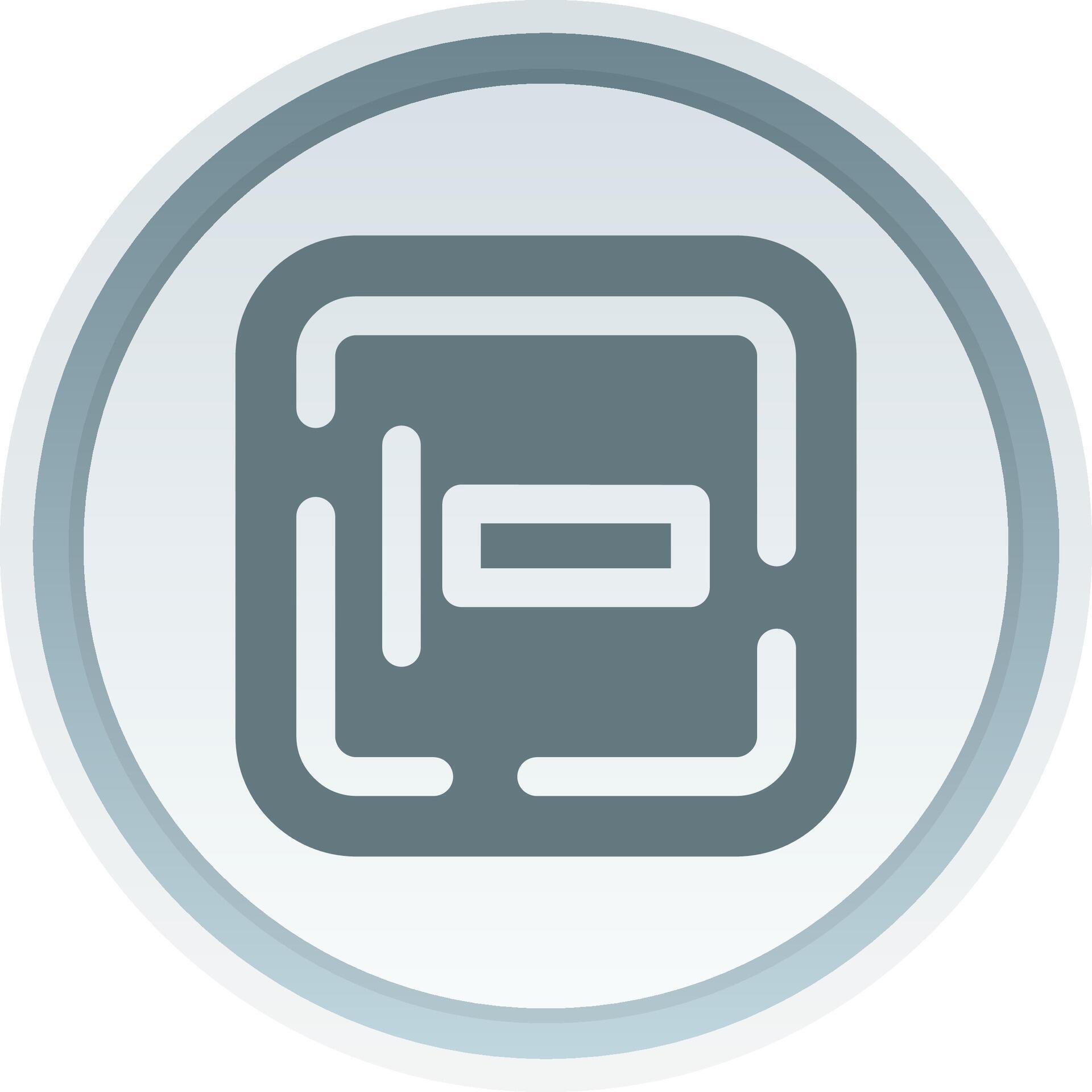 Left allignment Solid button Icon 38517418 Vector Art at Vecteezy