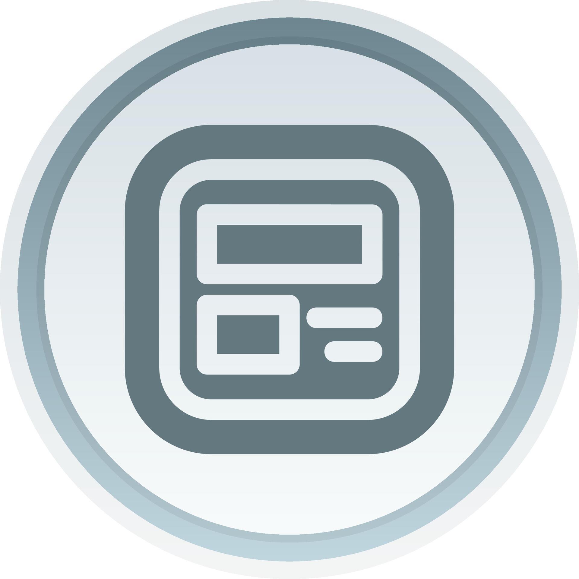 Layout Solid button Icon 38517545 Vector Art at Vecteezy