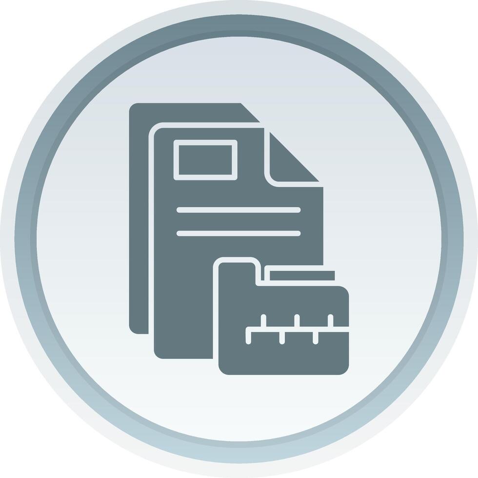 Archive Solid button Icon vector
