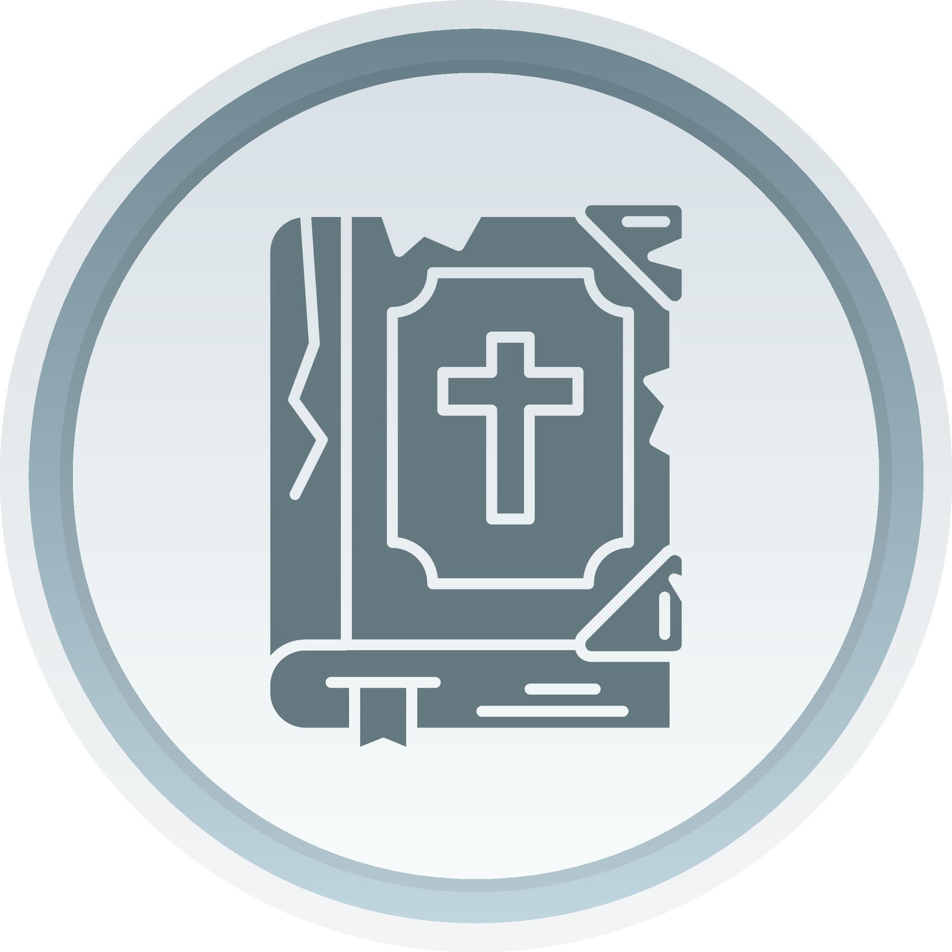 Bible Solid button Icon 38517708 Vector Art at Vecteezy