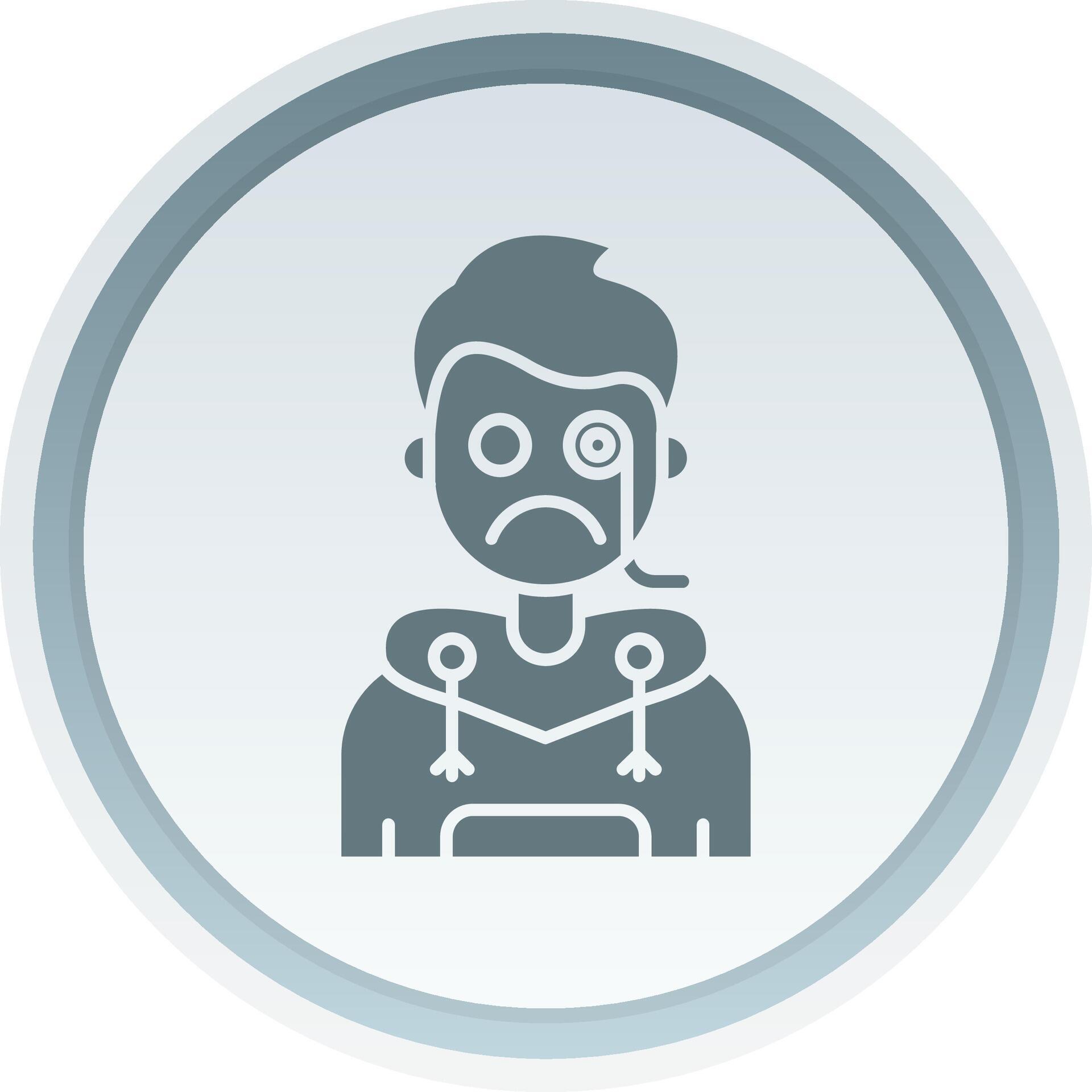 Detective Solid button Icon 38518008 Vector Art at Vecteezy