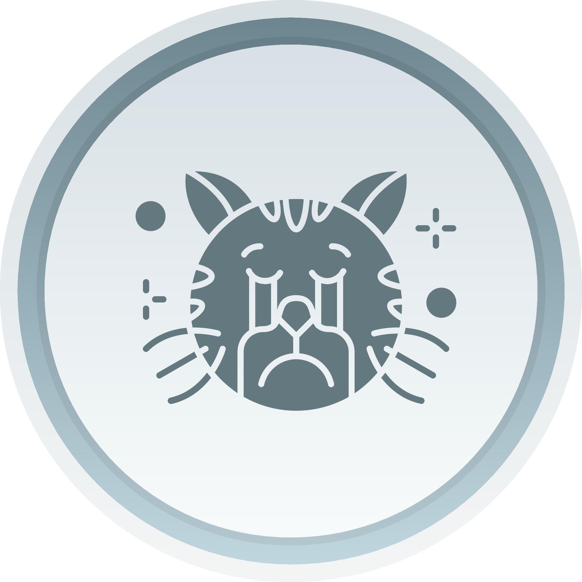 Cry Solid button Icon 38518054 Vector Art at Vecteezy