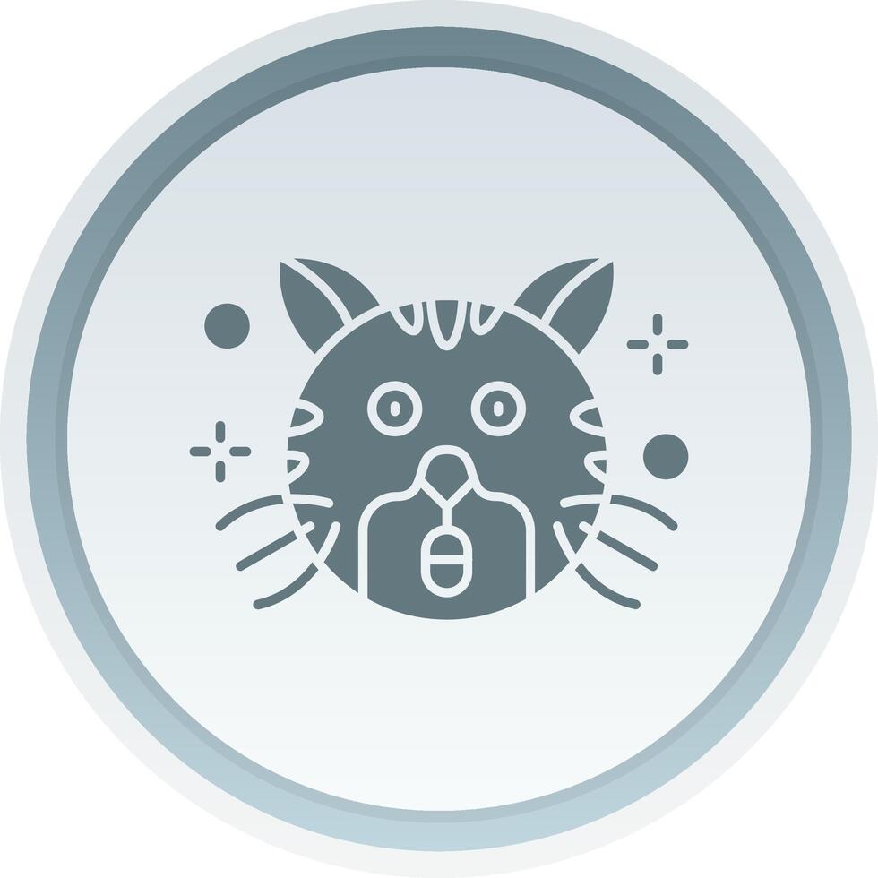 Surprised Solid button Icon 38518067 Vector Art at Vecteezy