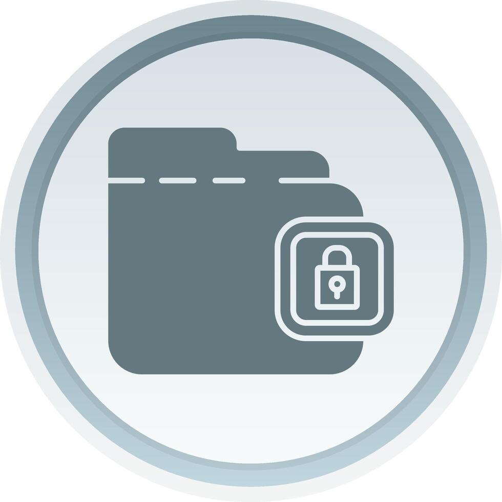 Locked Solid button Icon 38518086 Vector Art at Vecteezy