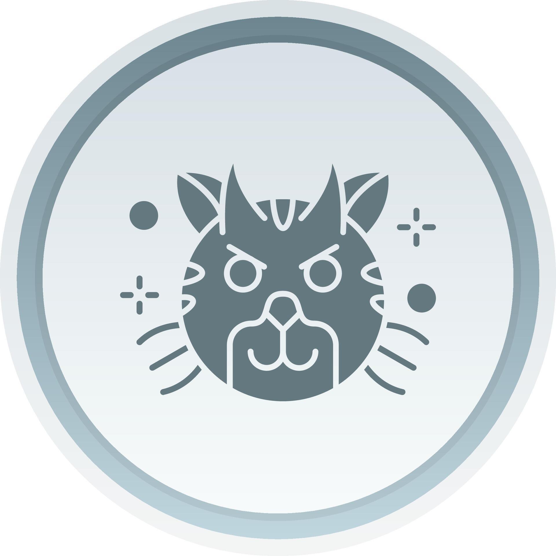 Demon Solid button Icon 38518134 Vector Art at Vecteezy