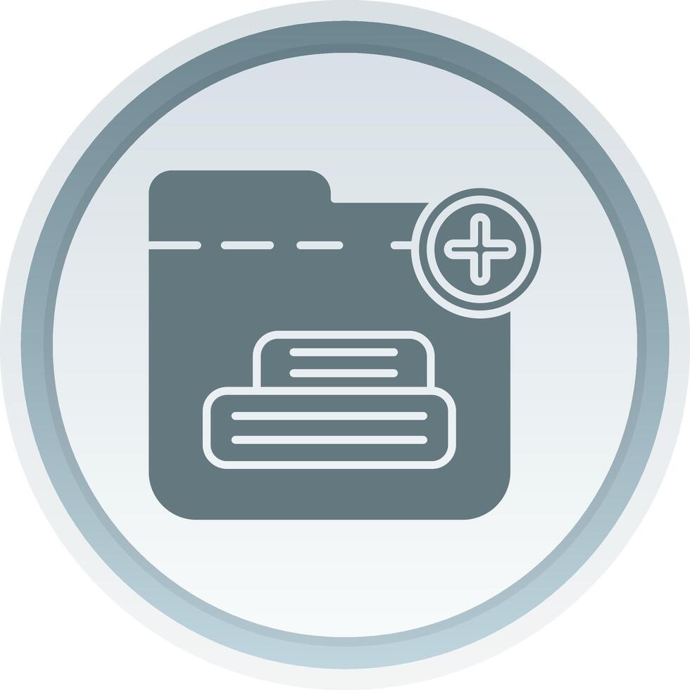 Folder Solid button Icon 38518159 Vector Art at Vecteezy