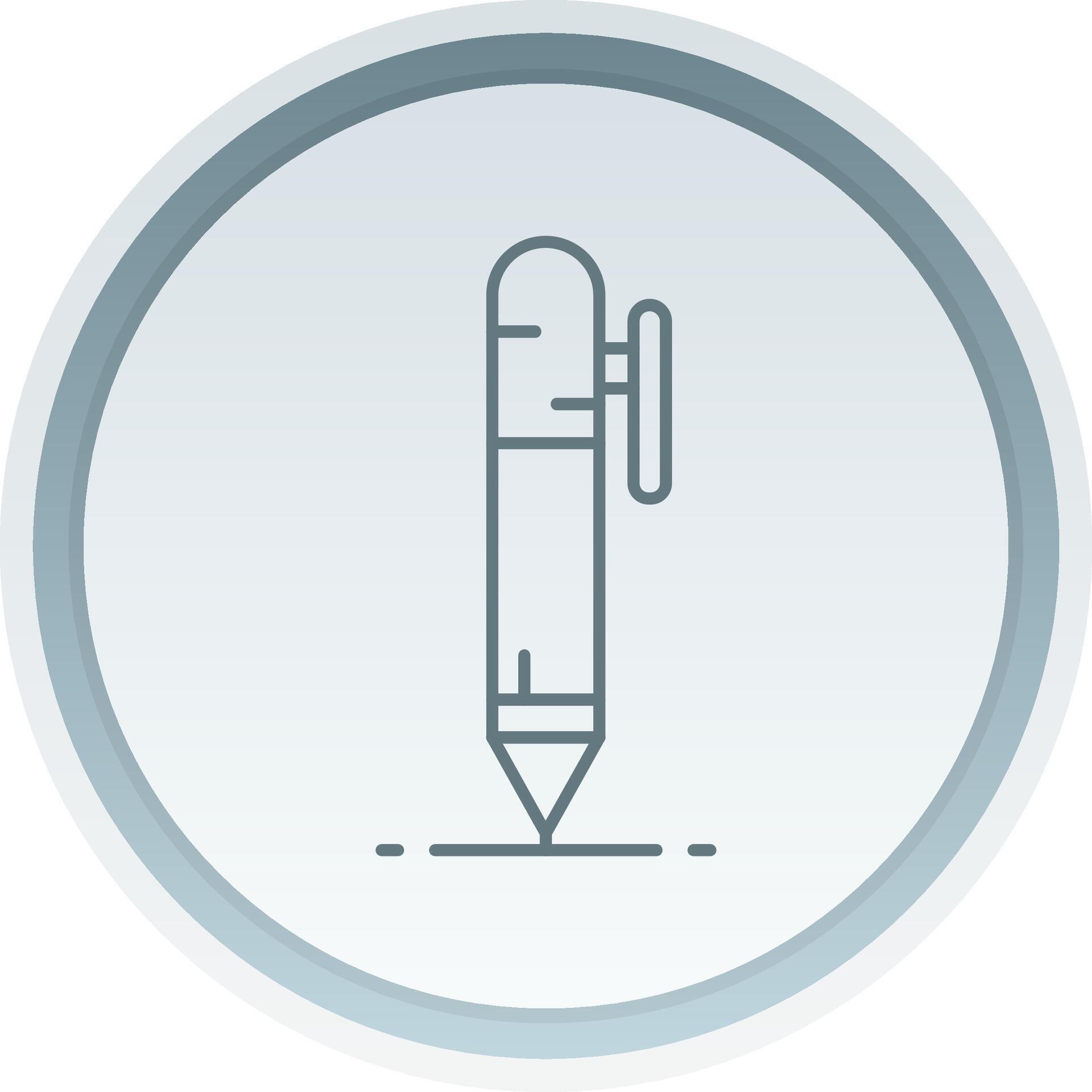 Pen Solid button Icon 38518160 Vector Art at Vecteezy