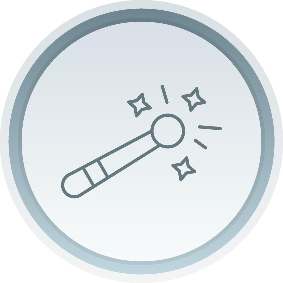 Magic tool Solid button Icon vector