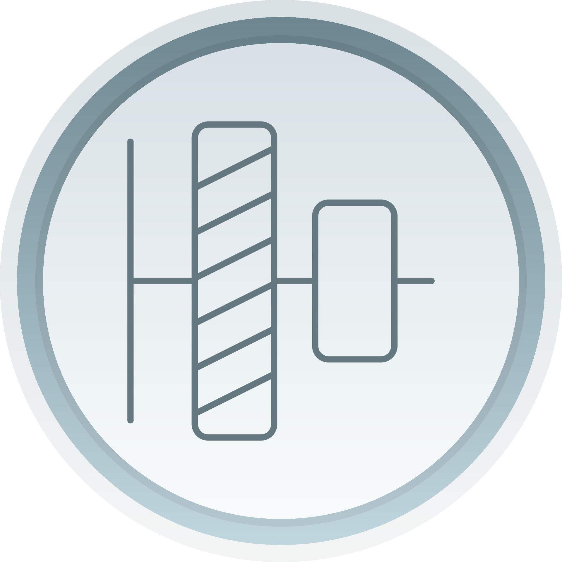 Vertical alignment Solid button Icon 38518228 Vector Art at Vecteezy