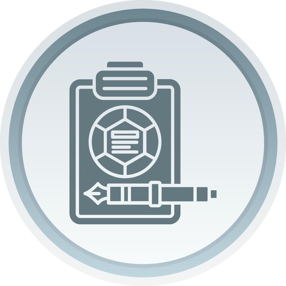 Report Solid button Icon 38518252 Vector Art at Vecteezy