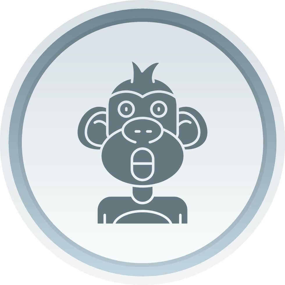 Surprised Solid button Icon 38518277 Vector Art at Vecteezy
