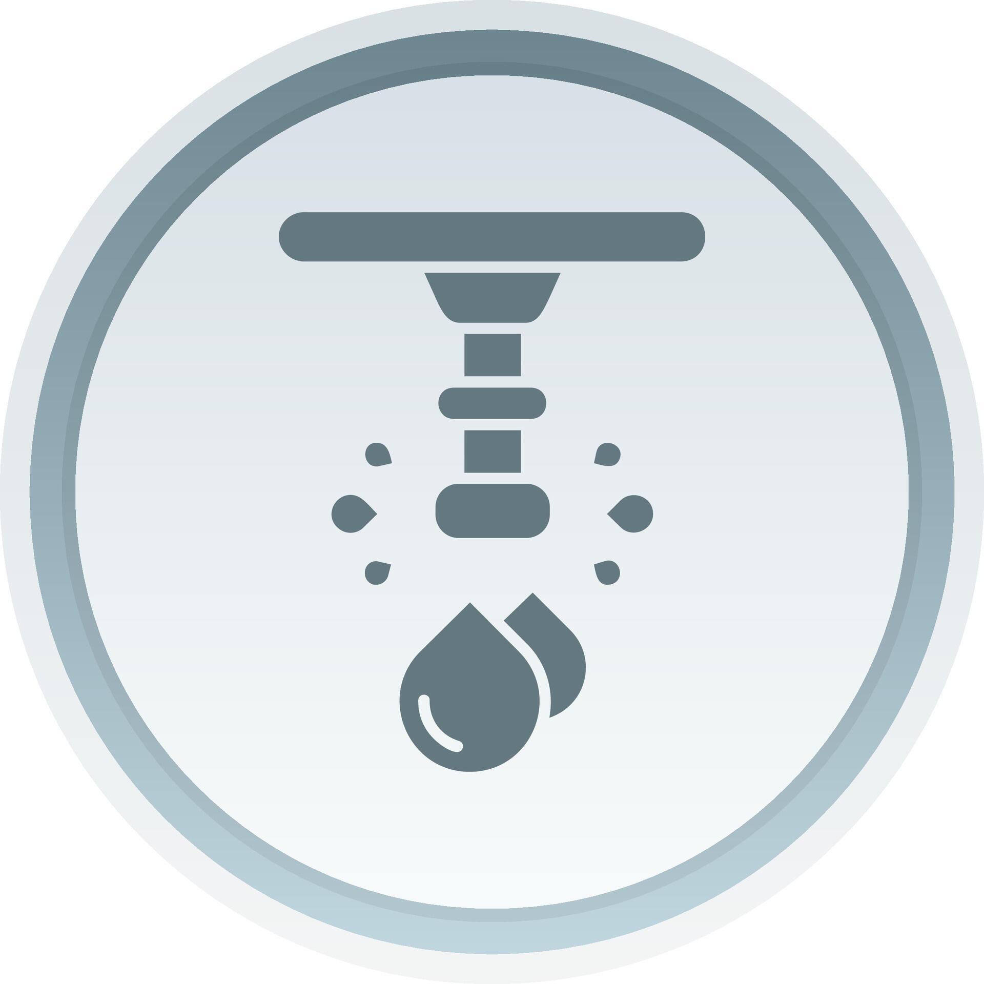 Water Solid button Icon 38518300 Vector Art at Vecteezy