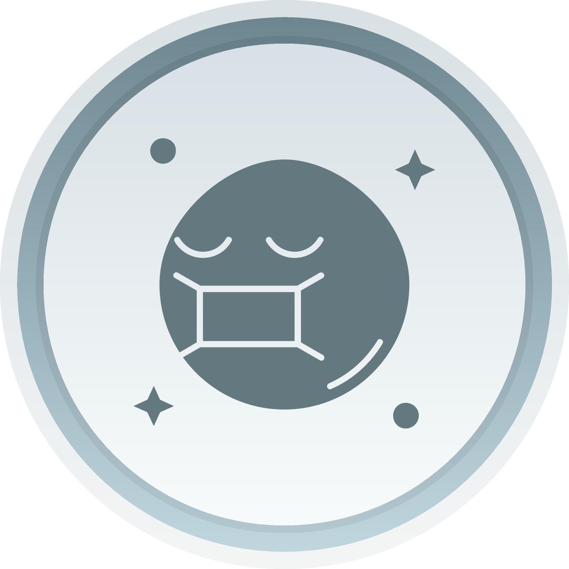 Face mask Solid button Icon 38518460 Vector Art at Vecteezy