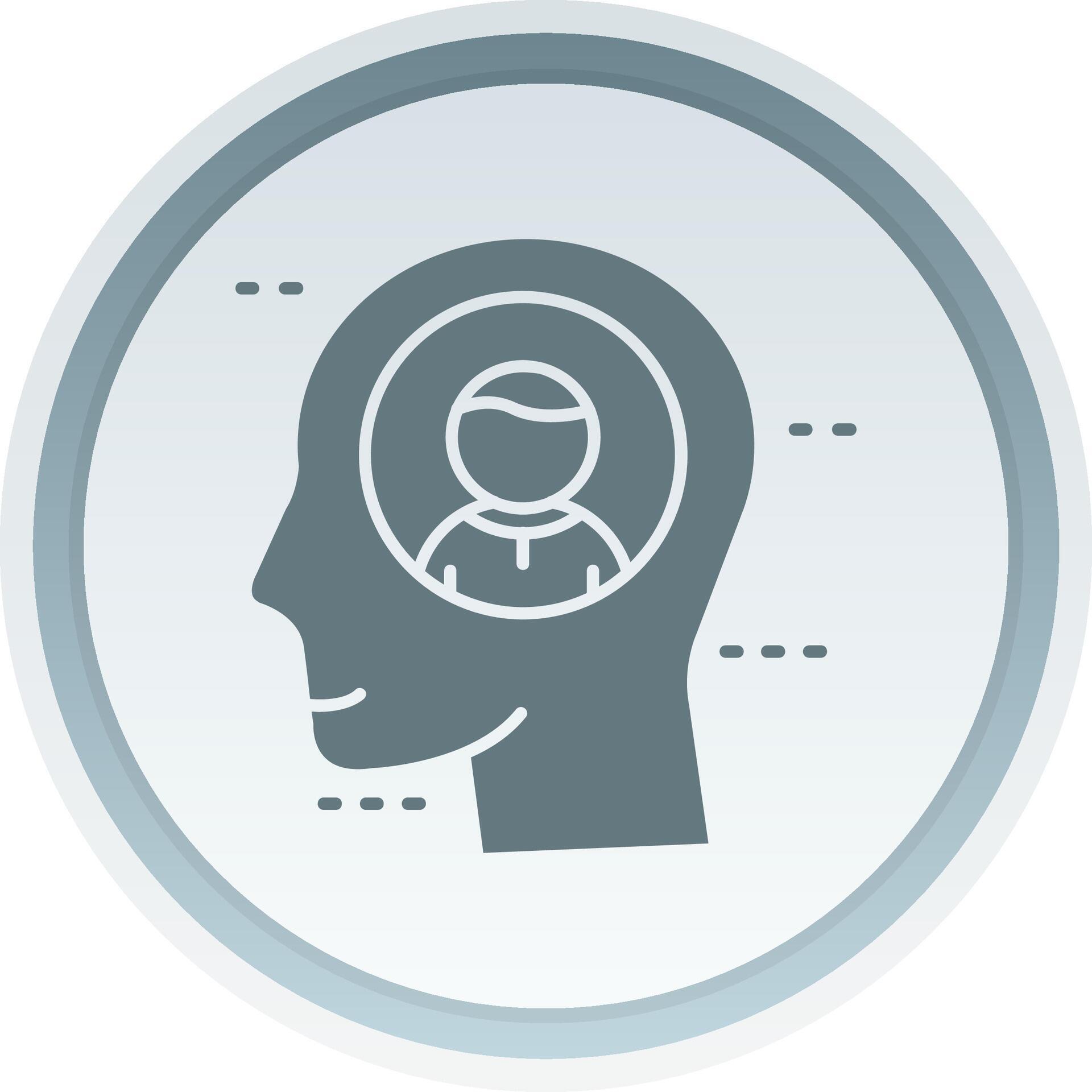 Personality Solid button Icon 38518462 Vector Art at Vecteezy