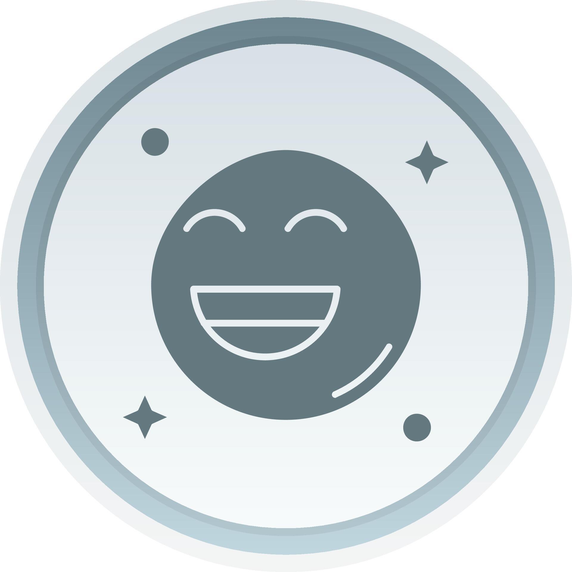 Smile Solid button Icon 38518539 Vector Art at Vecteezy
