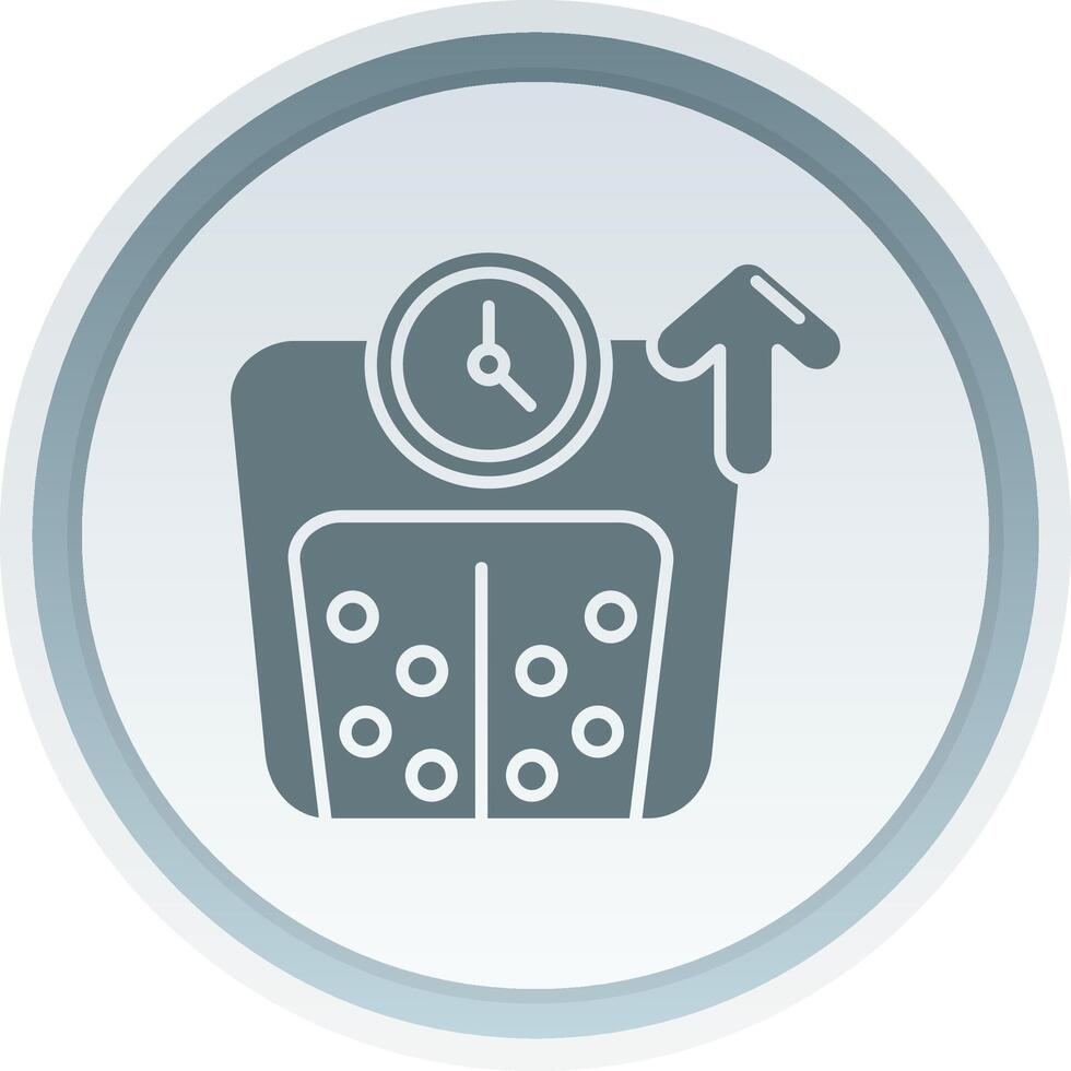 Weight Solid button Icon 38518579 Vector Art at Vecteezy