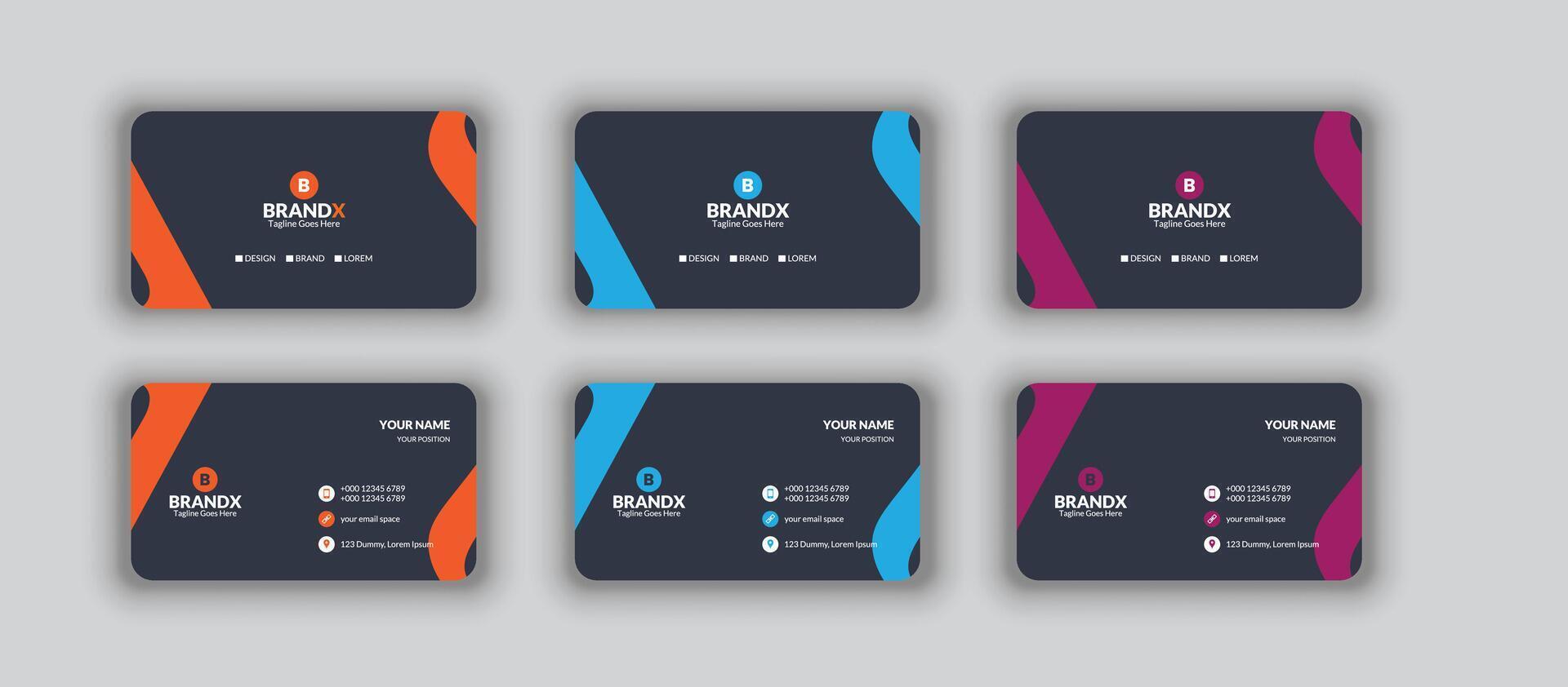 Business Card D vector