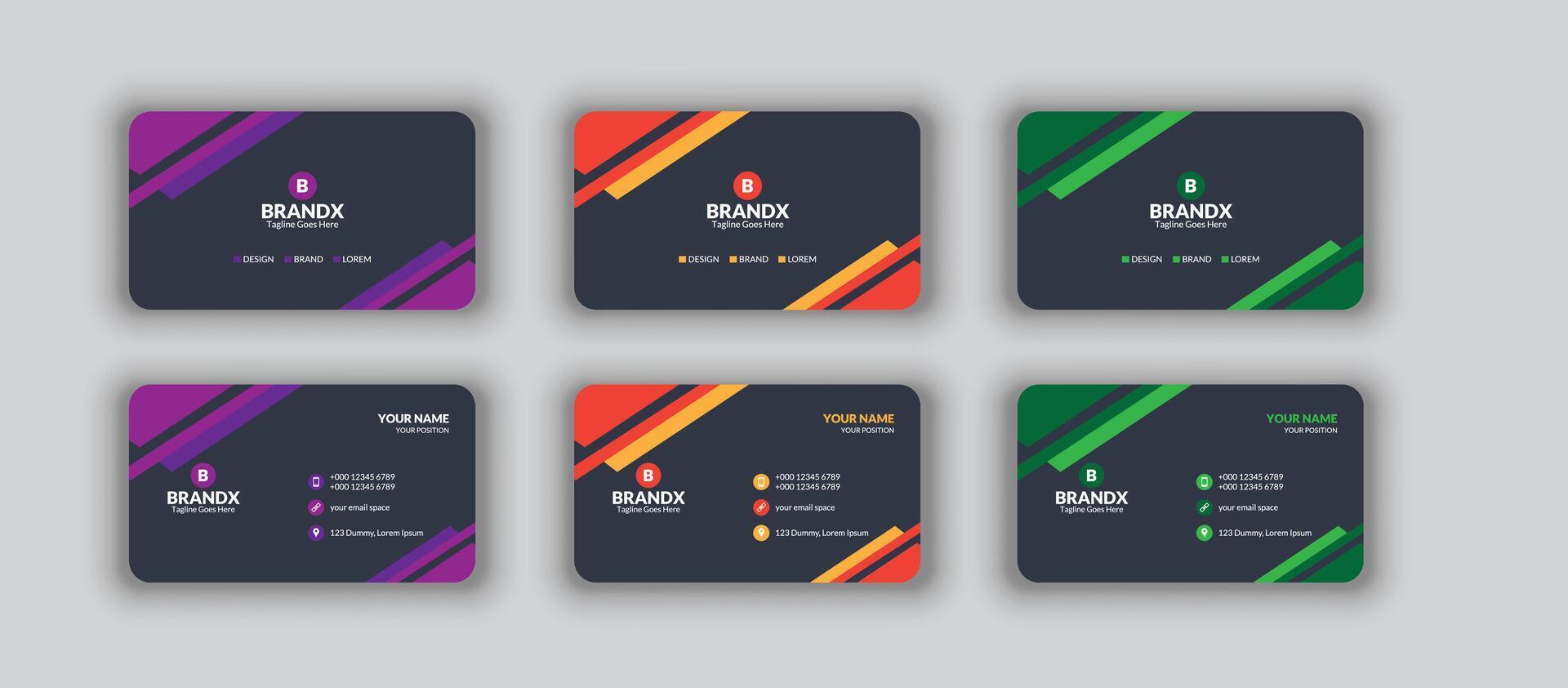 Business Card D vector