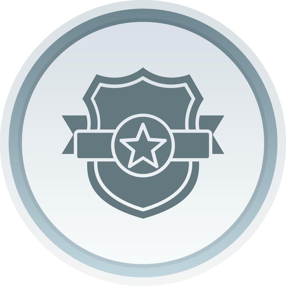 Shield Solid button Icon vector