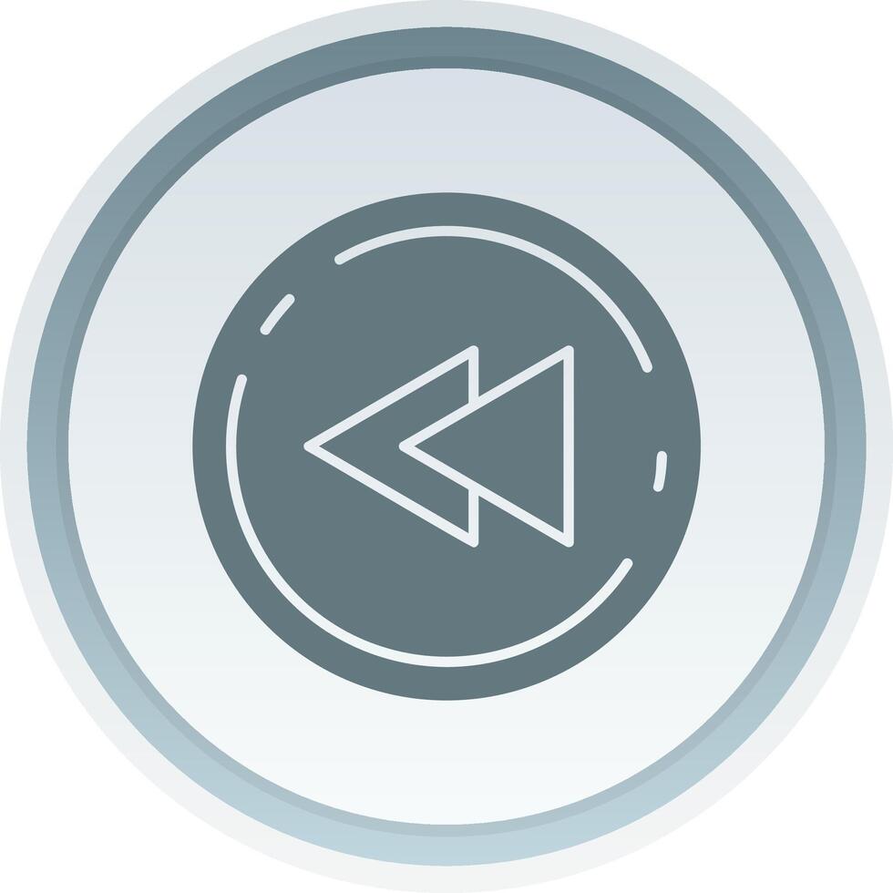Fast forward Solid button Icon vector