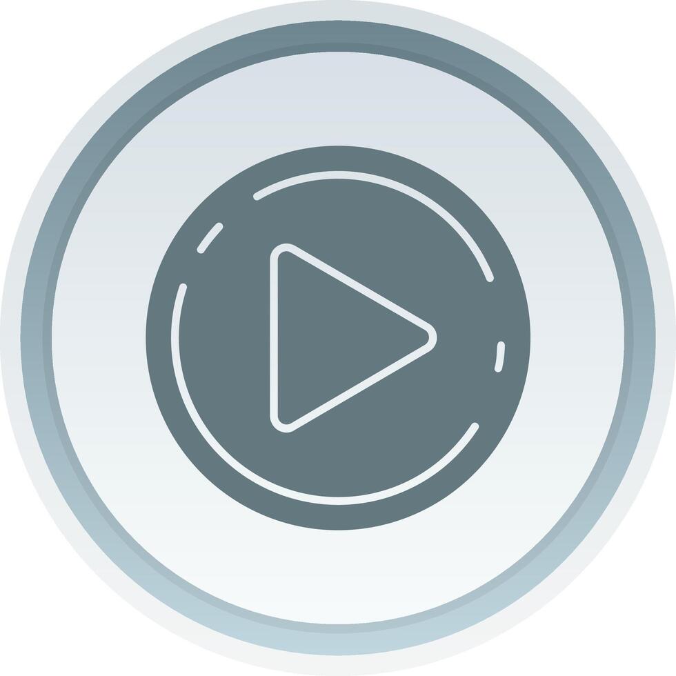 Play Solid button Icon 38518670 Vector Art at Vecteezy