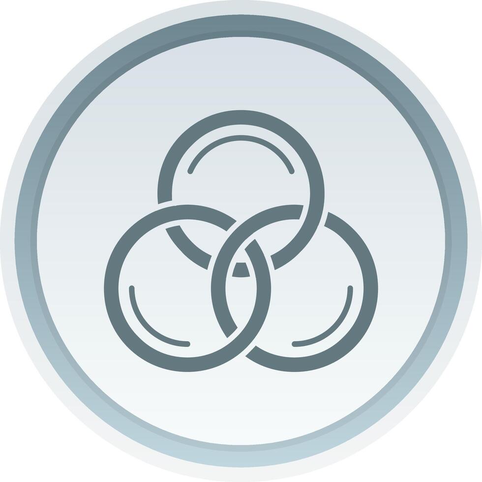 Cmyk Solid button Icon vector