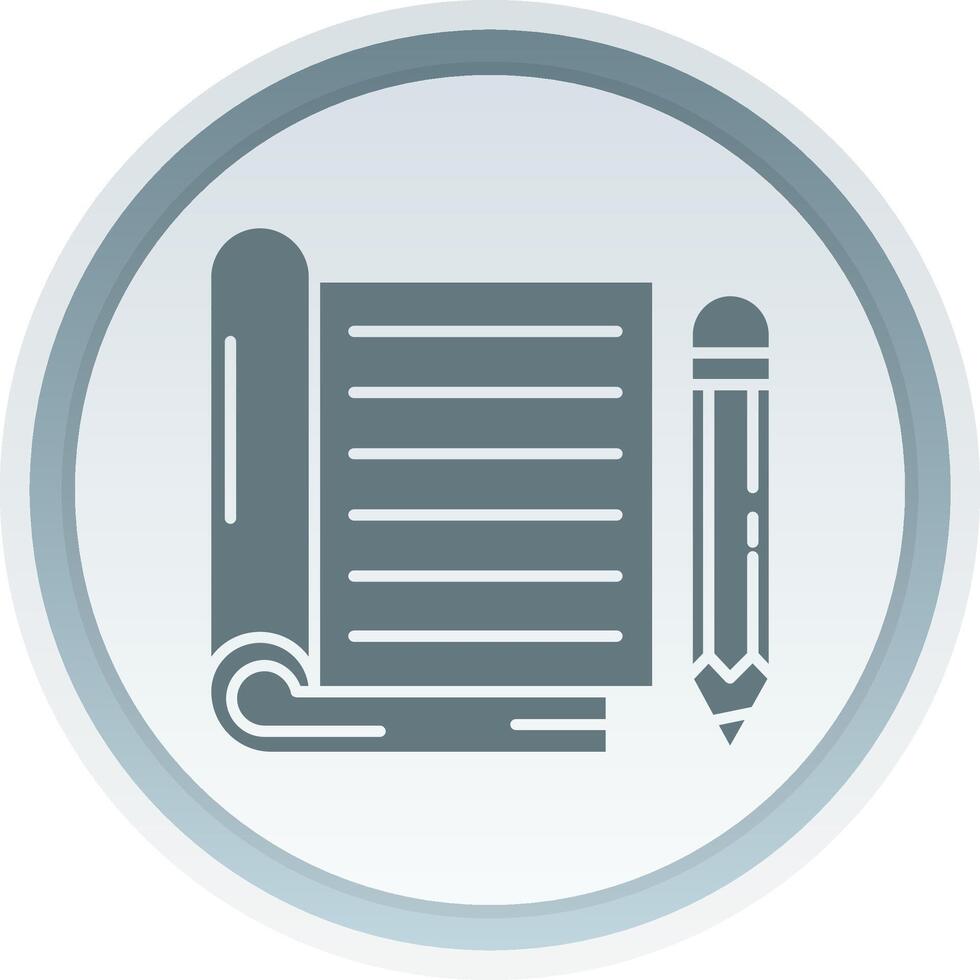Notebook Solid button Icon 38518820 Vector Art at Vecteezy