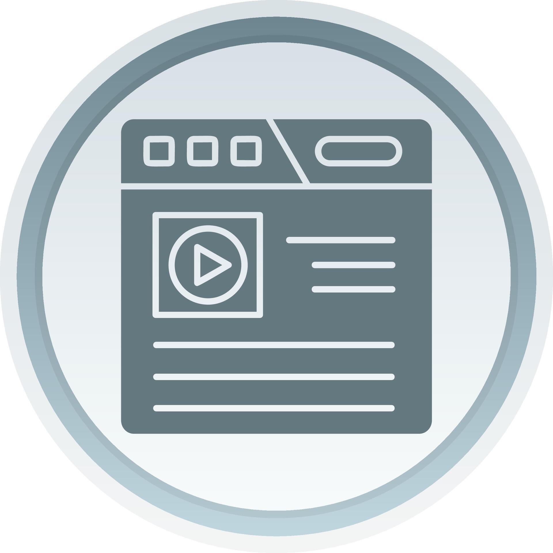 Browser Solid button Icon 38518869 Vector Art at Vecteezy