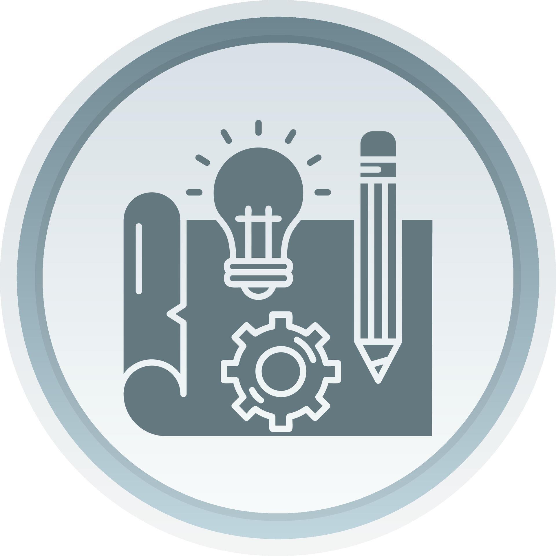 Blueprint Solid button Icon 38518911 Vector Art at Vecteezy