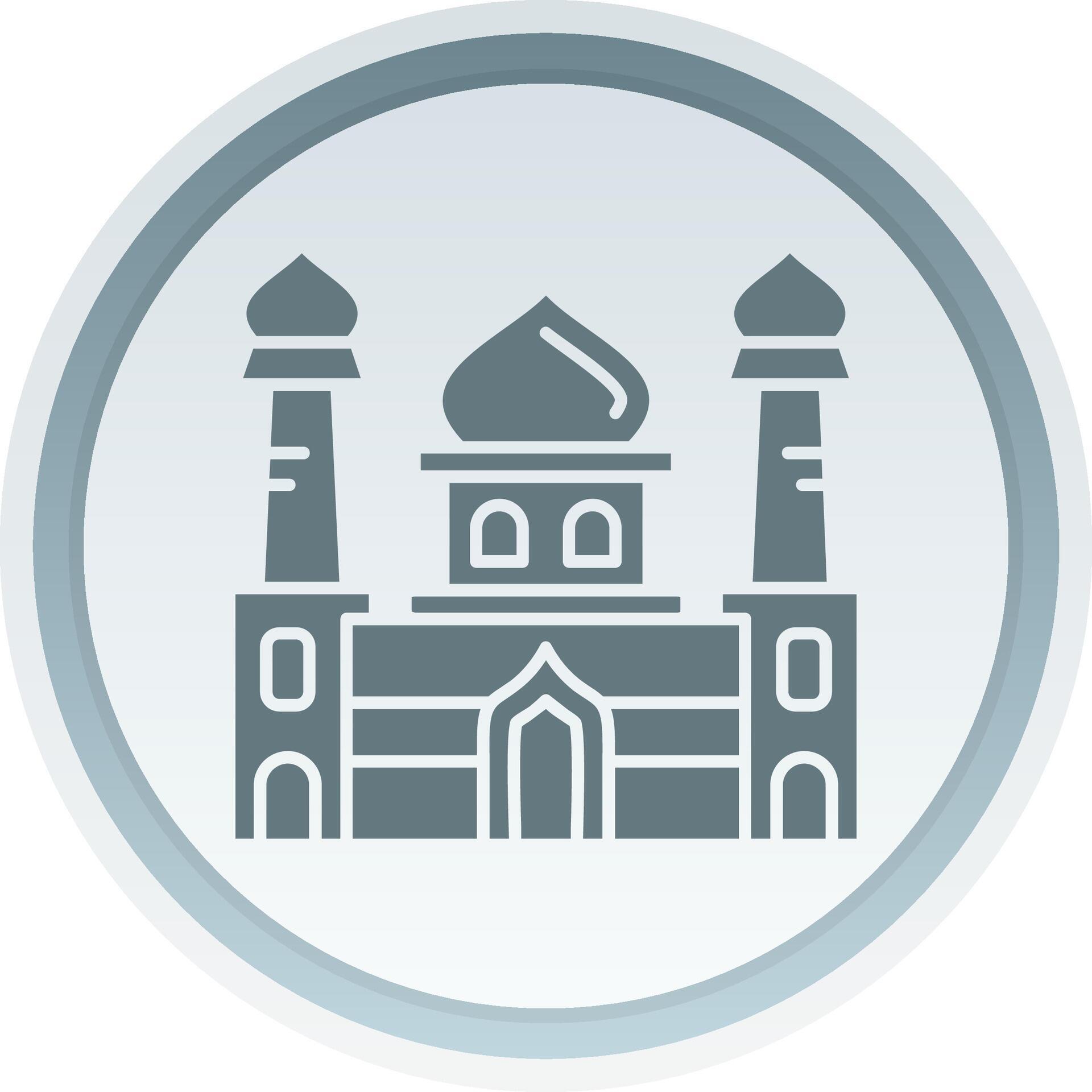 Mosque Solid button Icon 38518945 Vector Art at Vecteezy