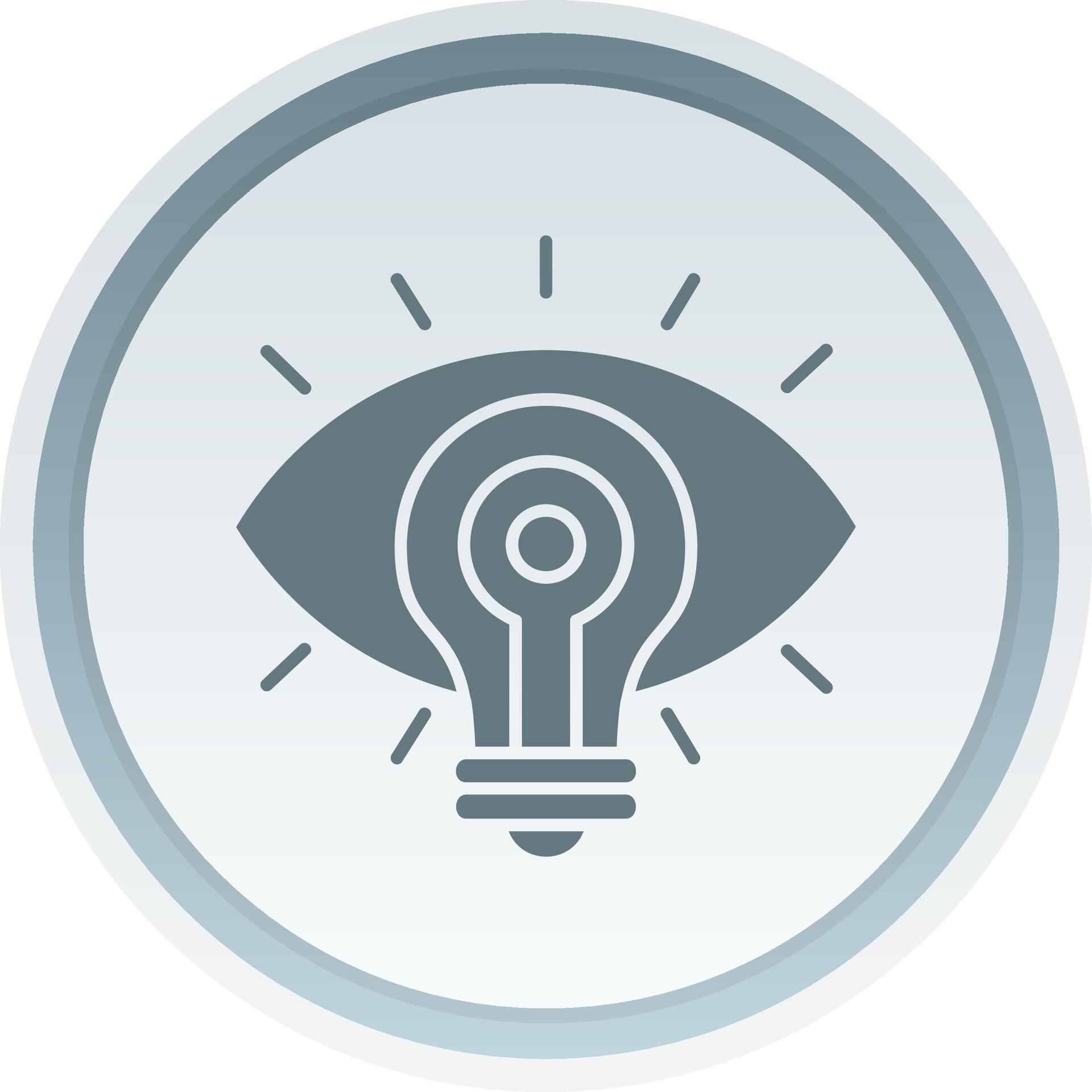Vision Solid button Icon 38518952 Vector Art at Vecteezy