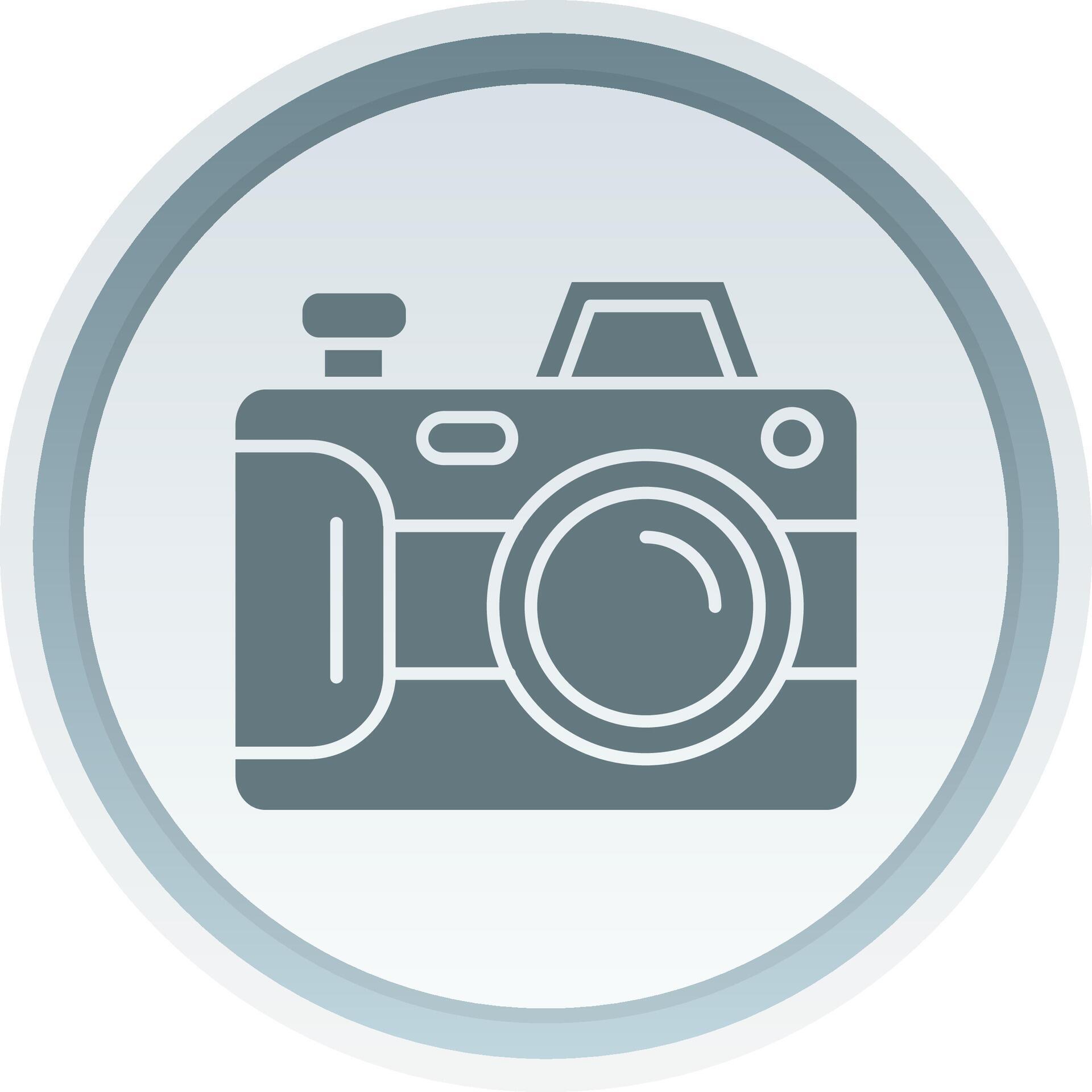 Camera Solid button Icon 38519106 Vector Art at Vecteezy