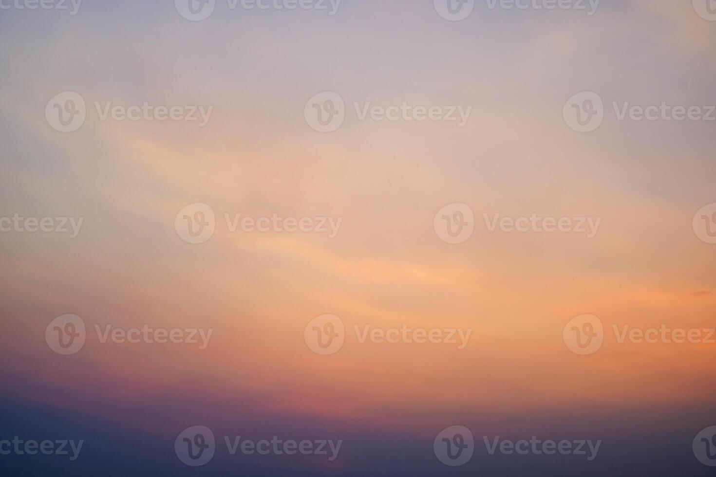 Beautiful , luxury soft gradient orange gold clouds and sunlight on the blue sky perfect for the background, take in everning,Twilight, Large size, high definition landscape photo