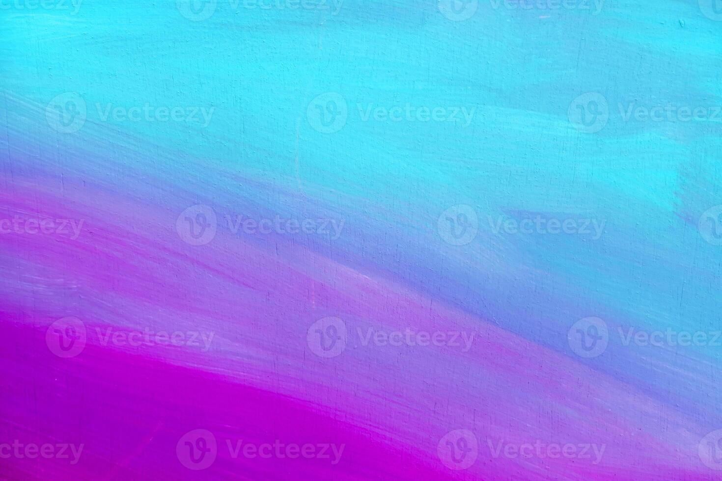 Bright gradient blue and faded purple coloured rustic and smudged wooden painted textured blank empty,Messy colorful paint brush surface, Multicolor paint splatter blank backdrop,gradient and texture photo