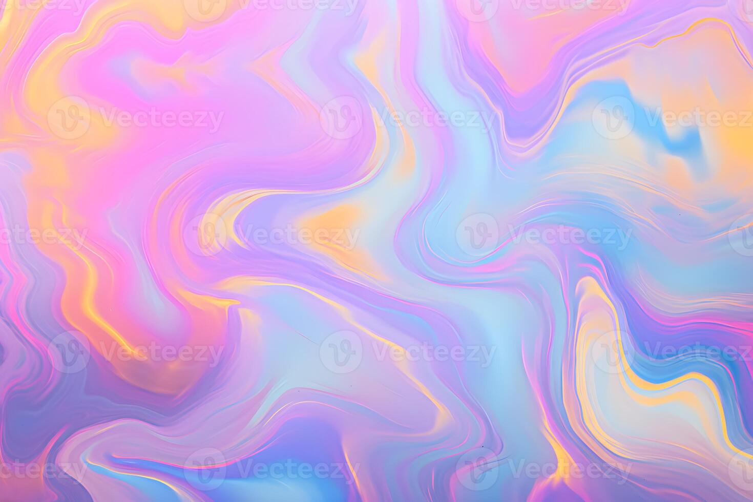 AI generated Iridescent Abstract Liquid Marbeled Background Texture. photo
