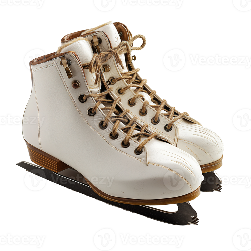 AI generated Figure skates isolated on transparent background png