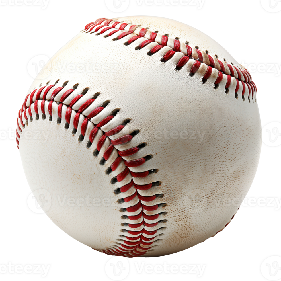 AI generated Baseball ball isolated on transparent background png