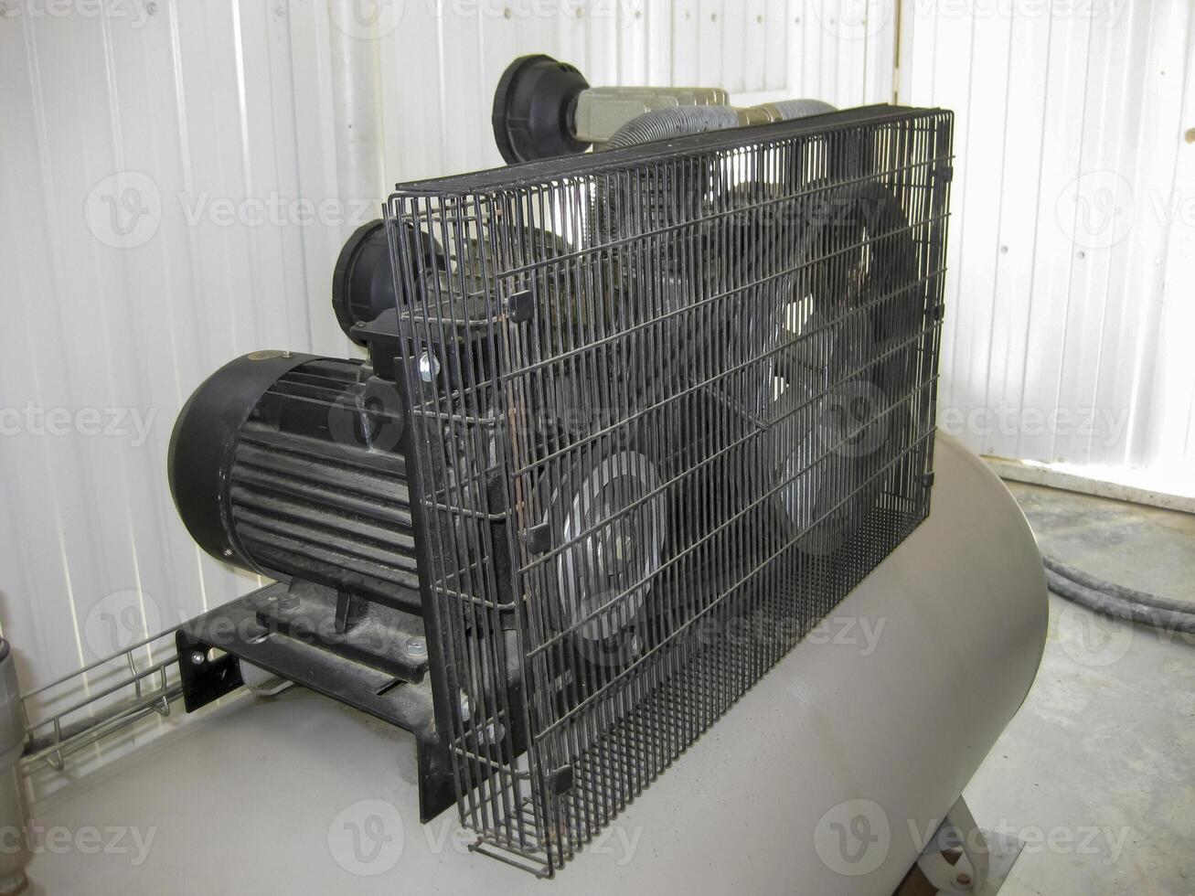 Air compressor. equipment for creation of pressure air photo