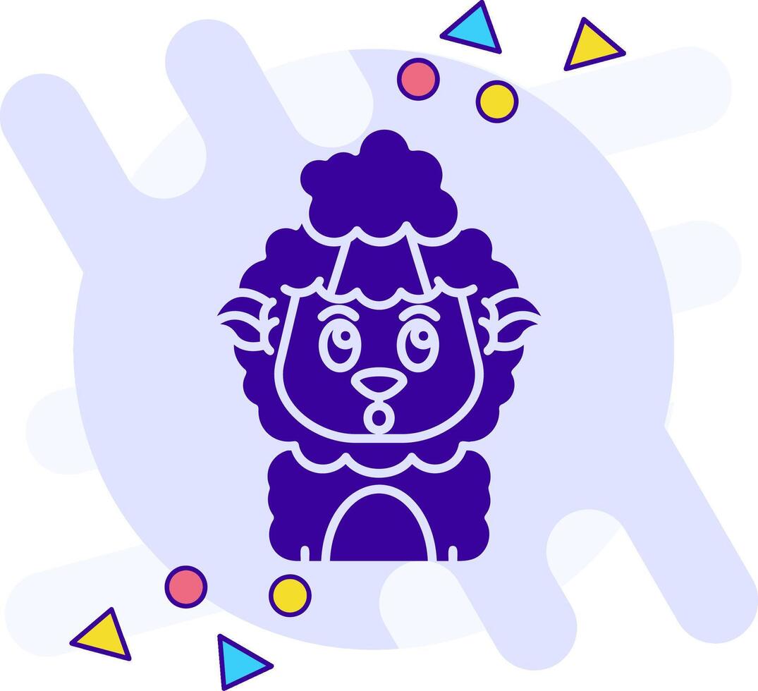 Exploding freestyle solid Icon vector