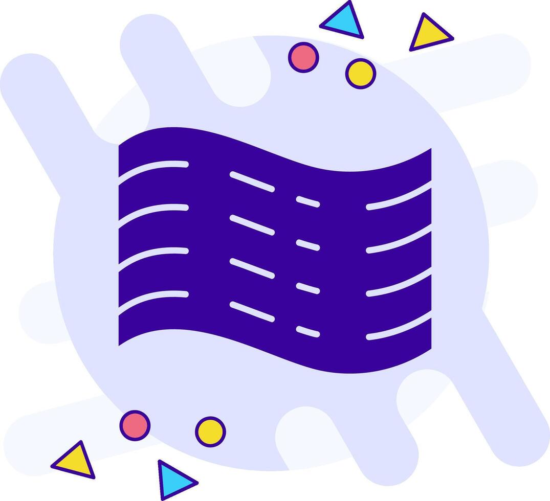 Haze freestyle solid Icon vector