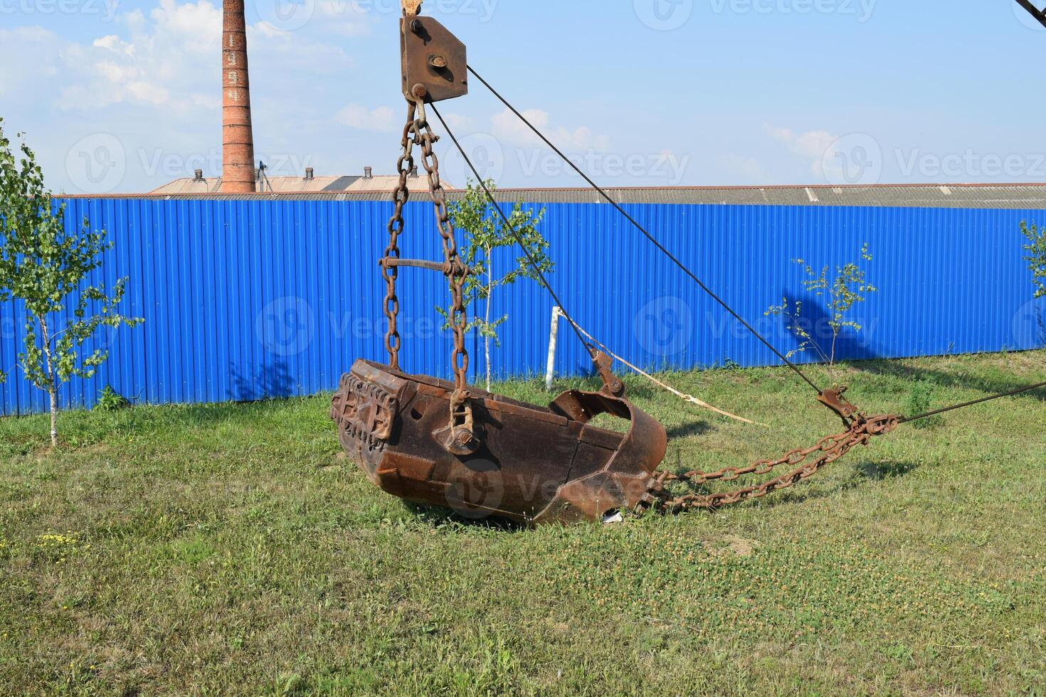Old quarry near the dragline photo