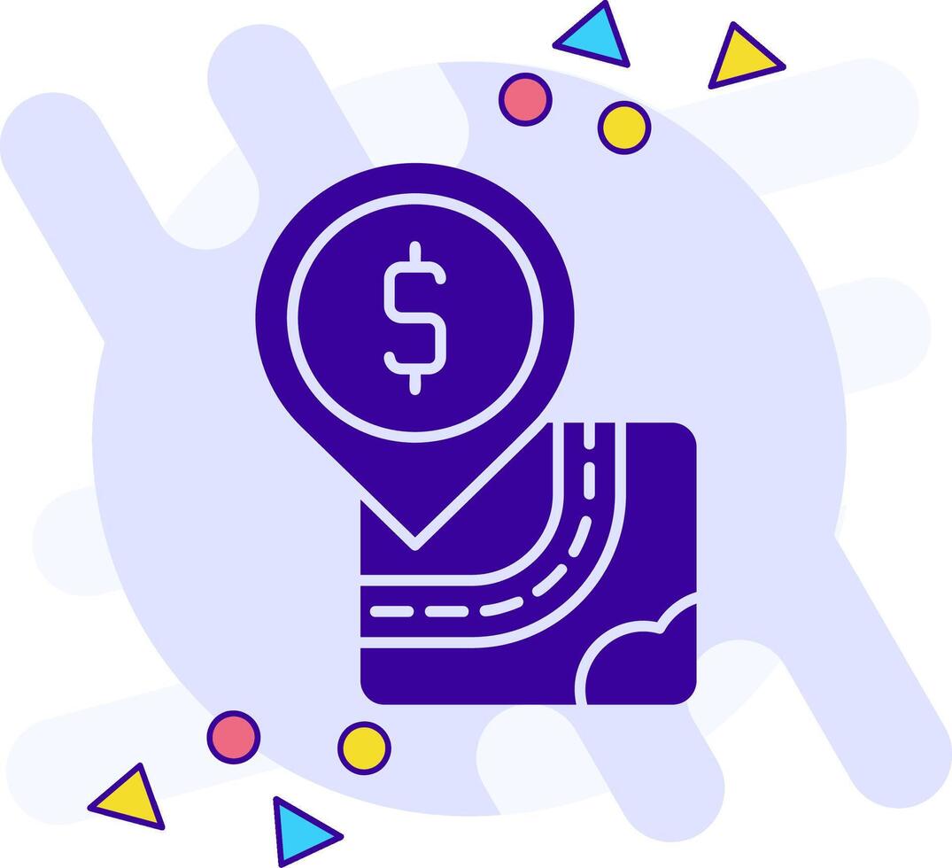 Atm freestyle solid Icon vector